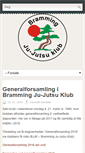 Mobile Screenshot of brammingju-jutsuklub.dk